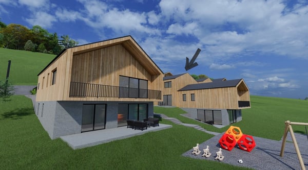 Magnifique Chalet-Villa mitoyen 5.5 pces à Vérossaz 3