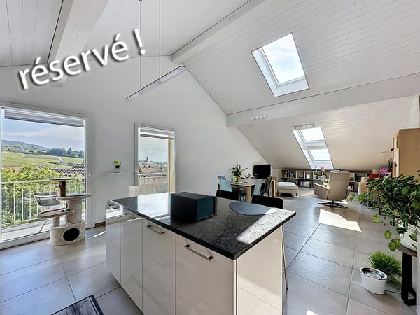 En exclusivité - Appartement lumineux en attique avec vue lac 4