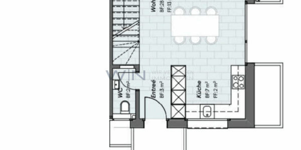 Helles und modernes 3 1/2 Zimmer Haus 8