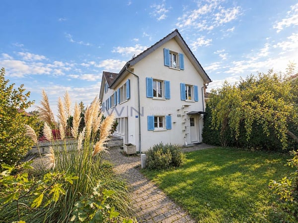 Garten, Weitblick und Zürich in 25 Minuten