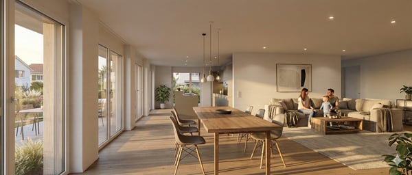 Erstbezug moderne 4.5-Zimmer-Wohnung in Bachs 4