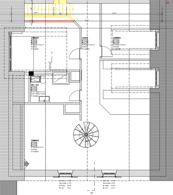 Erstvermietung moderne 5.5-Zimmer-Maisonette-Wohnung in Bachs 4