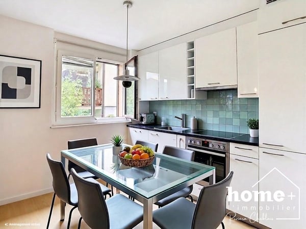 Appartement de 2,5 pièces en rez-de-jardin avec grande terrasse 4