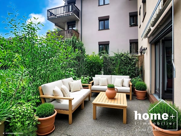 Appartement de 2,5 pièces en rez-de-jardin avec grande terrasse 7