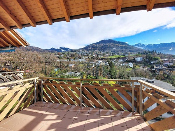 Charmante maison contigue 1.5 P avec grande terrasse et vue lac et montagnes 3