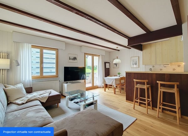 Duplex 3.5P avec grande terrasse au coeur de Torgon 4