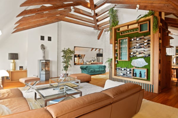 Appartement d’exception au dernier étage d’un château historique à Peseux 2