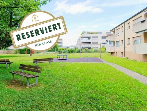 Ihr Platz zum Aufblühen! 1.5-Zimmer Wohnung mit Cheminée & Spielplatz 1