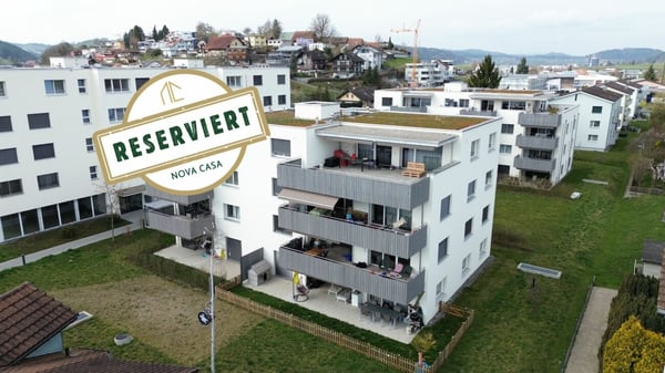 RESERVIERT   Exklusive Attikawohnung mit grosser Terrasse und Weitsicht in Schötz