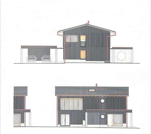 Neubau-Einfamilienhaus mit aussergewöhnlicher Architektur an Top-Lage. 6