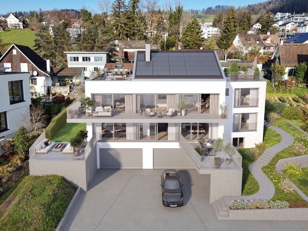 Neubau Perle in Stäfa: Zwei Wohneinheiten, Garten, Dachterrassen & Seesicht 4