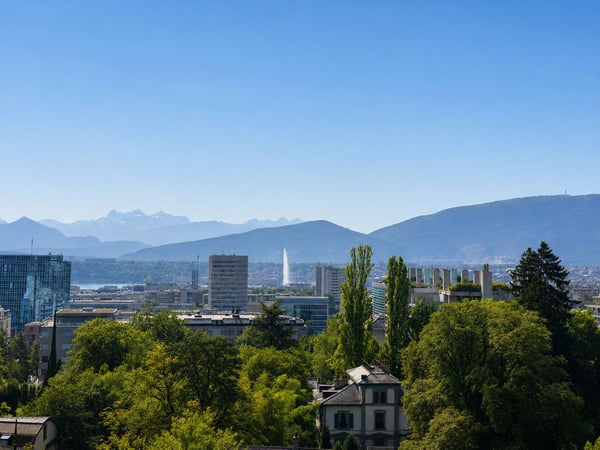 RARE: exceptionnel 5.5 pièces avec vue panoramique Genève/unique 3 bedroom unit overlooking Geneva 12
