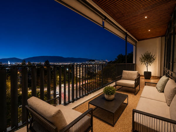 RARE: exceptionnel 5.5 pièces avec vue panoramique Genève/unique 3 bedroom unit overlooking Geneva 18