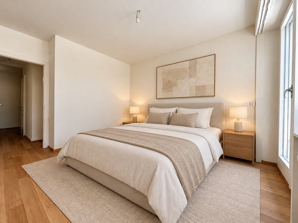 RARE: spacieux appartement de 4.5 pièces avec terrasse et piscine/ unique 2 bedroom unit 5
