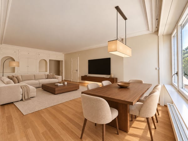RARE: spacieux appartement de 4.5 pièces avec terrasse et piscine/ unique 2 bedroom unit 4
