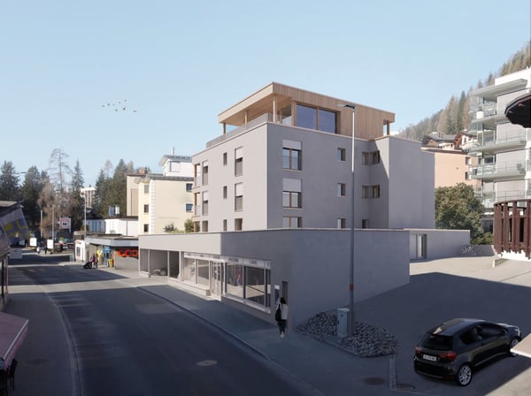 Neubau Casa PARSENN, 1.5 Zimmer Maisonette-Attikawohnung 2