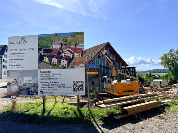 Modernes 4.5-Zimmer-Einfamilienhaus in ruhiger Dorfmitte von Dörf­lingen