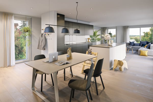 Modernes 4.5-Zimmer-Einfamilienhaus in ruhiger Dorfmitte von Dörf­lingen 3