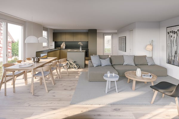 Modernes 7.5-Zimmer-Reihenhaus in ruhiger Dorfmitte von Dörf­lingen 3
