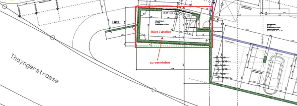 Modernes Büro im Untergeschoss – Schaffhausen, Thayngerstrasse 40 7
