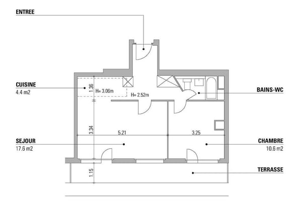 Bel appartement 2.5 pièces en attique 4