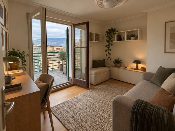 Appartement 3.5 pièces en attique situé dans le quartier de Saint-Gervais. 6