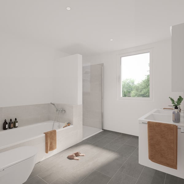 Neubau Reihenhaus Lyss - Überbauung Unterer Aareweg 7
