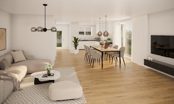 Neubau Reihenhaus Lyss - Überbauung Unterer Aareweg 4