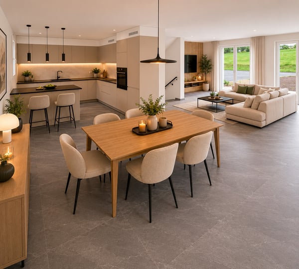 VILLA INDIVIDUELLE NEUVE-MOINS D'UN MILLION-15' DE BULLE ET FRIBOURG 2