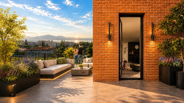 AUX PORTES DE LAUSANNE --  PENTHOUSE D'EXCEPTION -- TERRASSE EN ATTIQUE