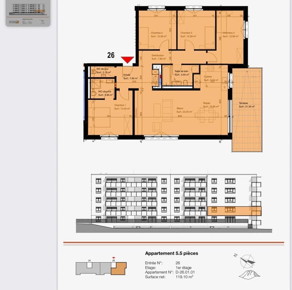 Magnifique Appartement à remettre au 01.12.2026-Reprise de bail 10