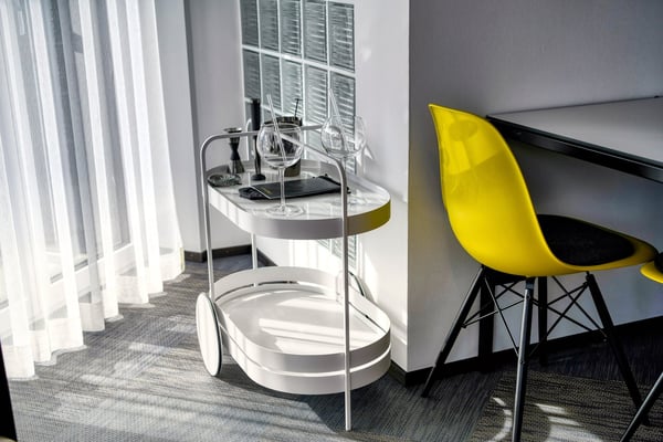 Abheben im möblierten Apartment
