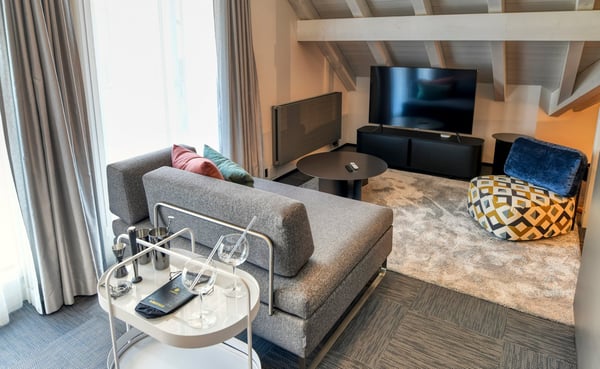 Abheben im möblierten Apartment