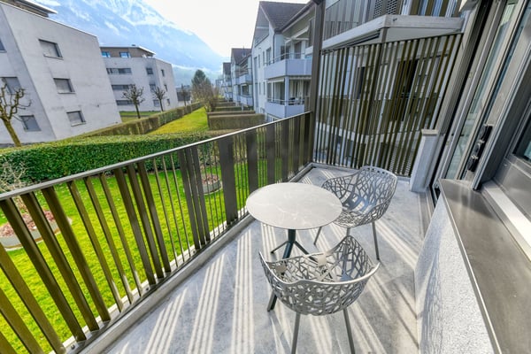 Abheben im möblierten Apartment