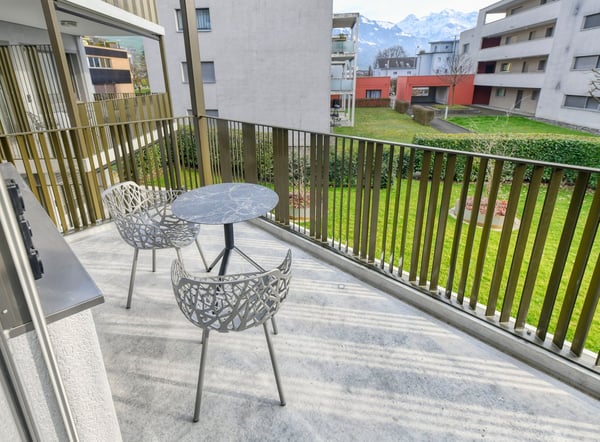 Abheben im möblierten Apartment