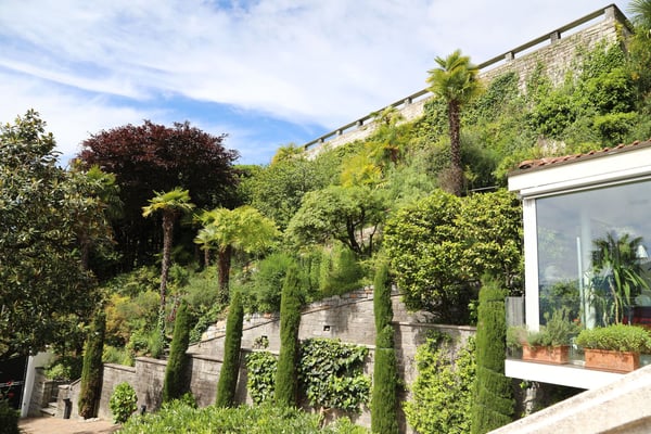 Villa panoramica con vista Lago di Lugano e piscina 12