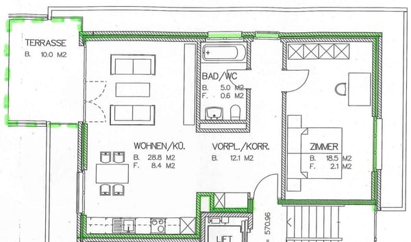 Schöne 1.5 Zimmer-Wohnung in Chur zu vermieten! 8