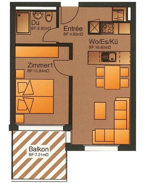 Wunderschöne 2.5 Zimmer-Wohnung im Herzen von Domat/Ems 7