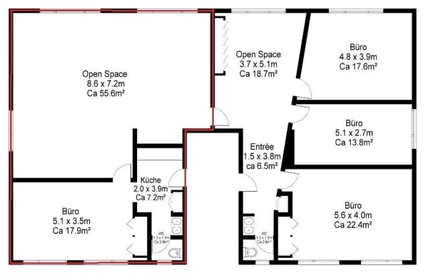 Ihr Gewerbeobjekt über 84m2 im Zentrum von Horw! 5