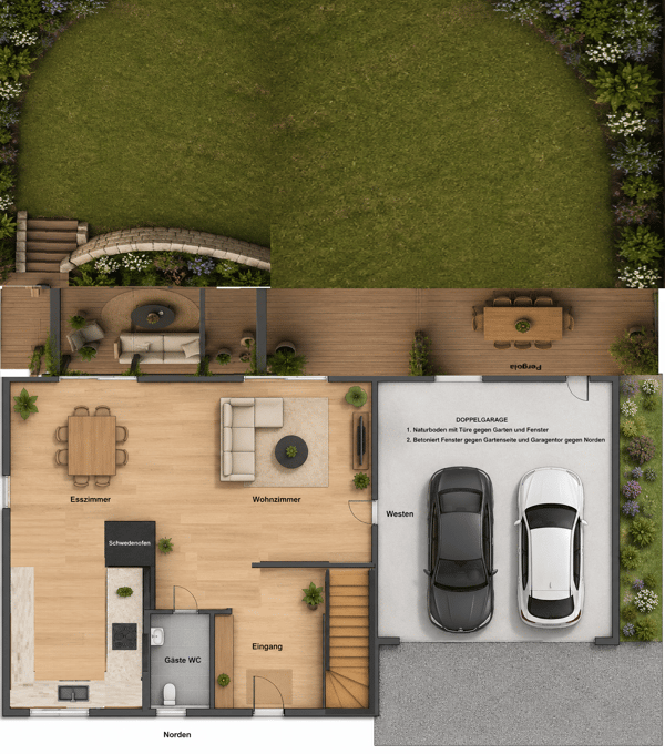 Charmantes Einfamilienhaus in Port – Idyllisches Wohnen mit Garten und Terrasse 17