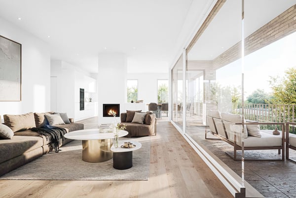 Exklusive 4.5-Zimmer-Attikawohnung mit 149 m² in Erlach