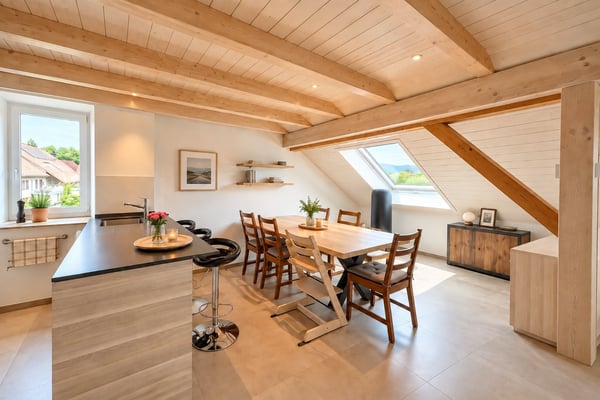 Lumineux Loft en attique de 4.5 pièces à Alle 3