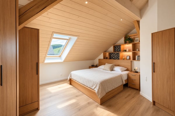Lumineux Loft en attique de 4.5 pièces à Alle 7