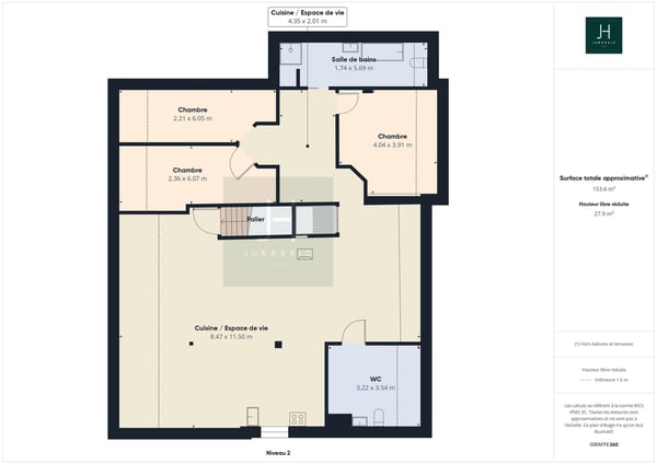 Lumineux Loft en attique de 4.5 pièces à Alle 14