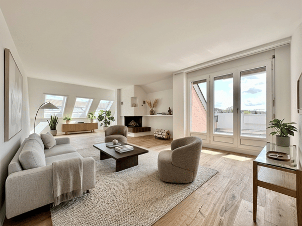 Küngoldingen: komplett sanierte 5.5-Zimmer-Attika-Wohnung mit Weitsicht 1