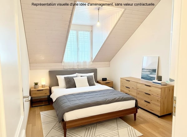 Appartement 1.5 pièces lumineux à Aclens, proche de Lausanne et Morges 2