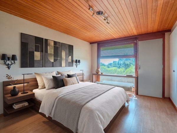 Maison individuelle avec vue panoramique sur le Lac à Denens 12
