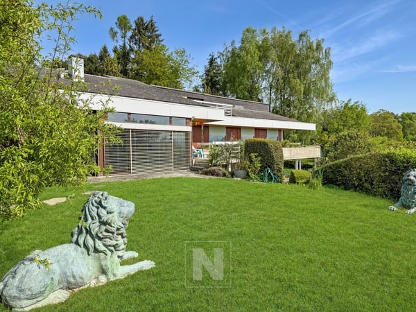 Maison individuelle avec vue panoramique sur le Lac à Denens 1