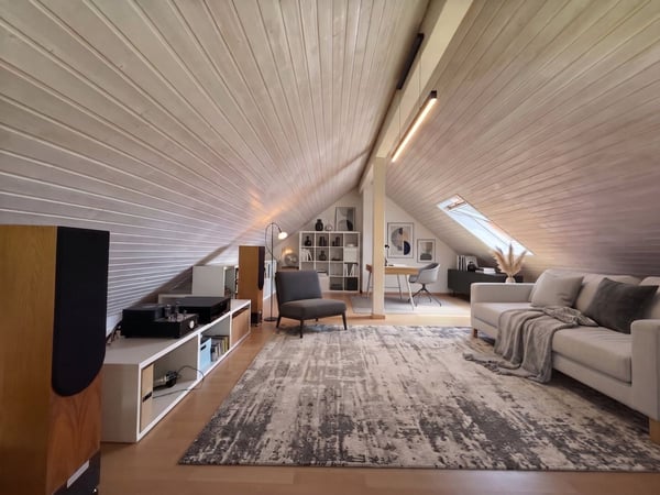 Appartement lumineux avec galerie aménagée en duplex et vue dégagée sur les montagnes - La Rippe 5