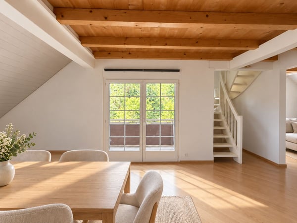 Duplex lumineux au dernier étage - Le charme de La Rippe au pied du Jura 2